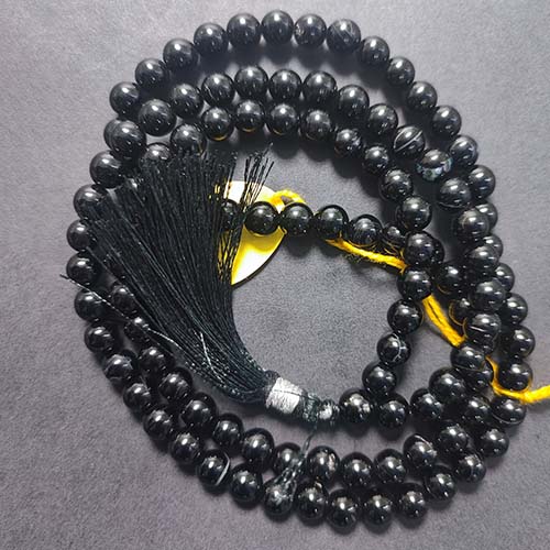 Agate (Black) 6mm Mala